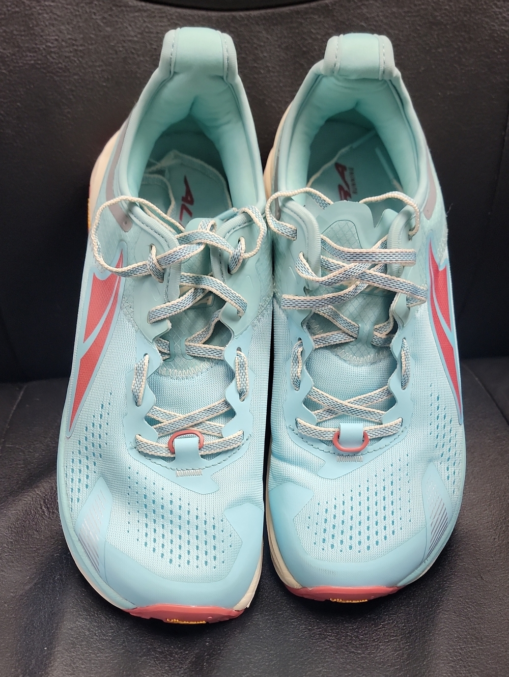 Altra Women’s Light Aqua Running Shoes with Coral Accents